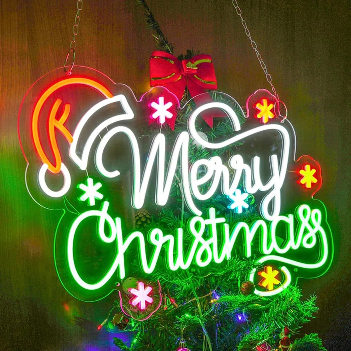 Letrero De Neón De Feliz Navidad, Letreros Navideños Con Luz LED, Letrero Luminoso Para Decoración Interior, 12 V, Decoración De Pared, Fiesta De Navidad, Para Fiesta En Interiores, Bar, Club