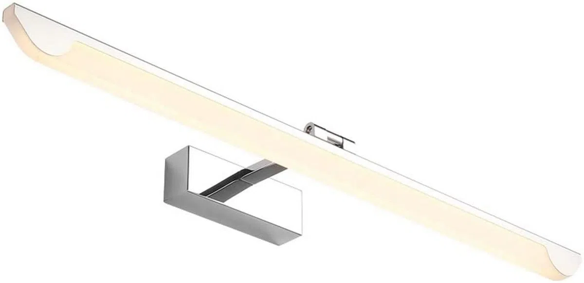 Lámpara de espejo, luz frontal de espejo, luz LED para baño, espejo de gabinete, lámpara de maquillaje, lámpara de pared antivaho moderna y sencilla (color: luz blanca, tamaño: 53 cm), lámpara de