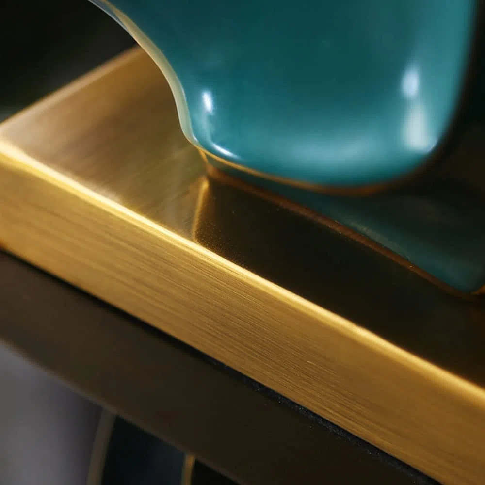 Lámpara de mesa de noche, lámpara de mesa de cerámica verde, base de latón, luz de escritorio, casa de campo, dormitorio, sala de estar, oficina, escritorio, mesita de noche, lámpara de mesa