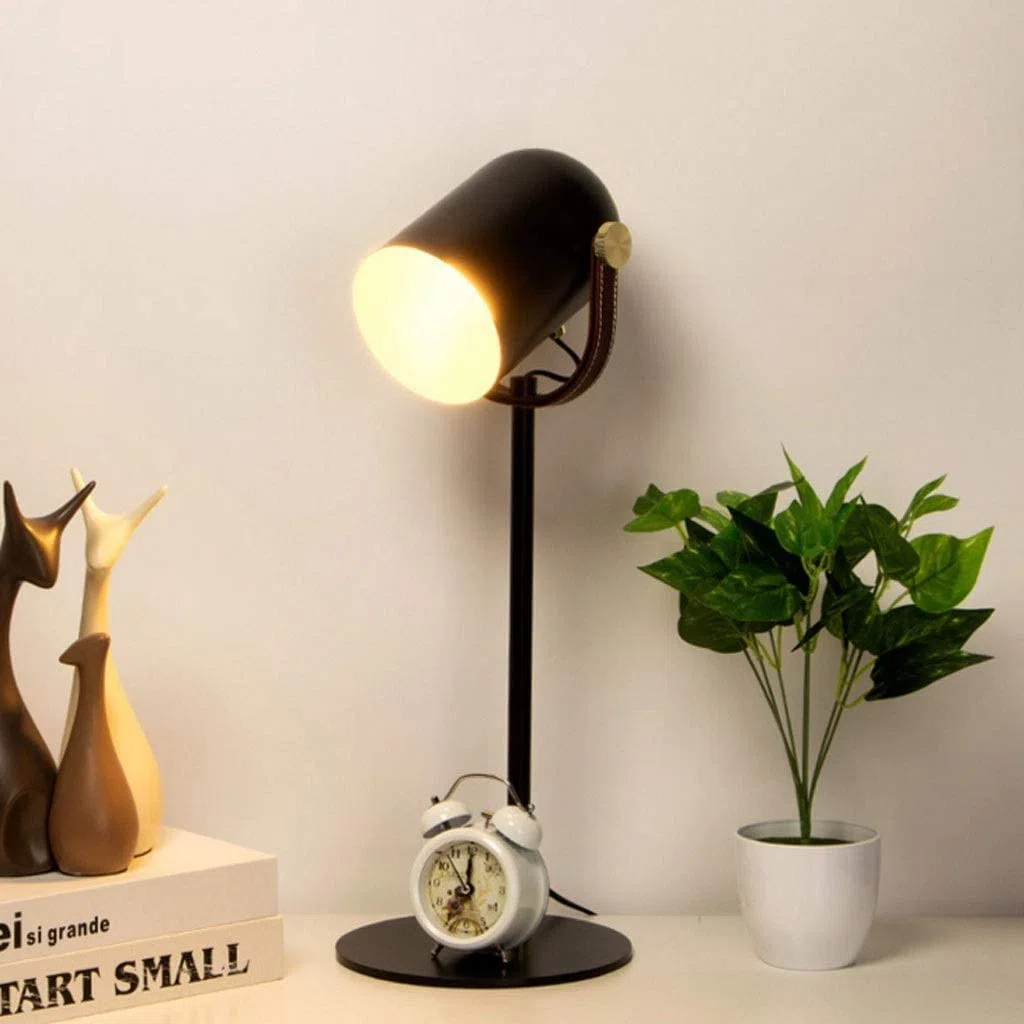 Lámpara De Lectura Lámpara LED De Escritorio con Protección Ocular, Lectura Hierro Forjado Nórdico, Mesa para Dormitorio, para Aprender A Trabajar para Ojos