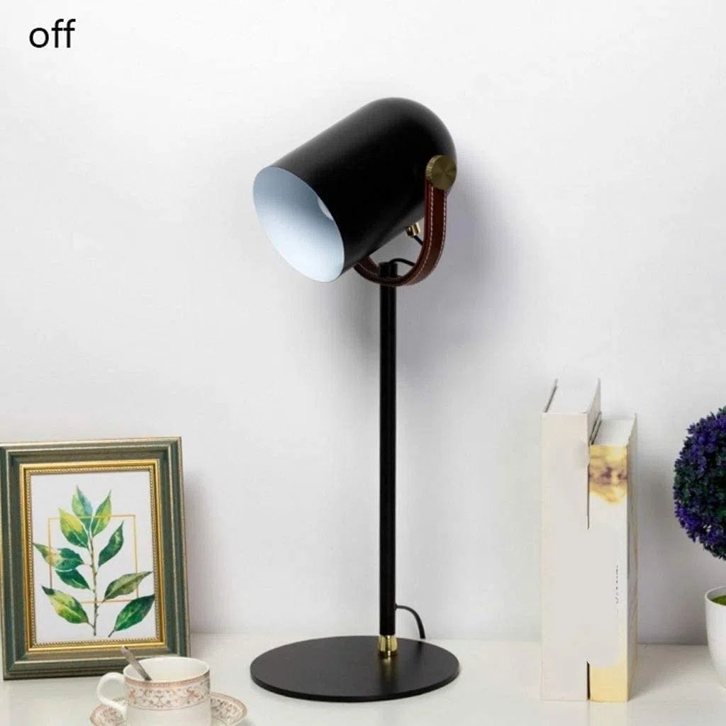 Lámpara De Lectura Lámpara LED De Escritorio con Protección Ocular, Lectura Hierro Forjado Nórdico, Mesa para Dormitorio, para Aprender A Trabajar para Ojos