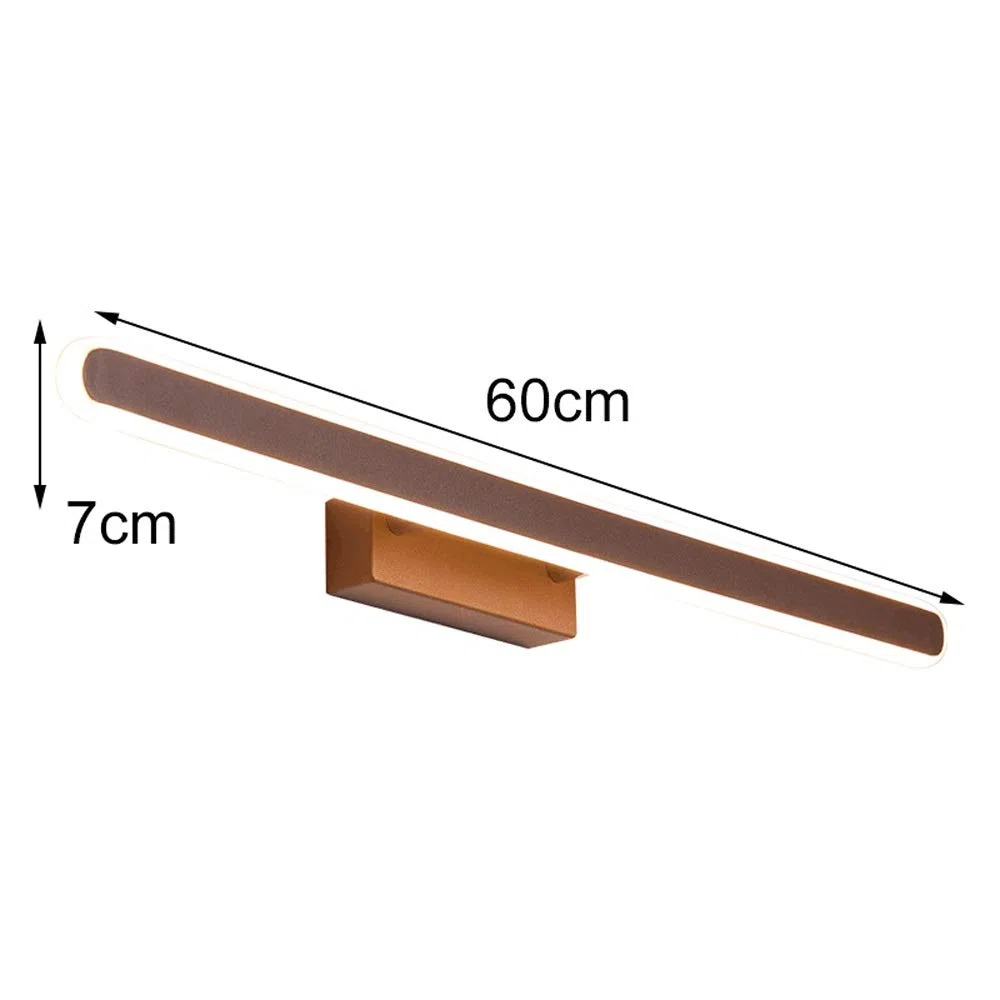 23W Espejo Led Frontal, Lámpara de Espejo para Baño, Luces de Espejo para Maquillaje, Instalación de Iluminación Frontal sin Parpadeo