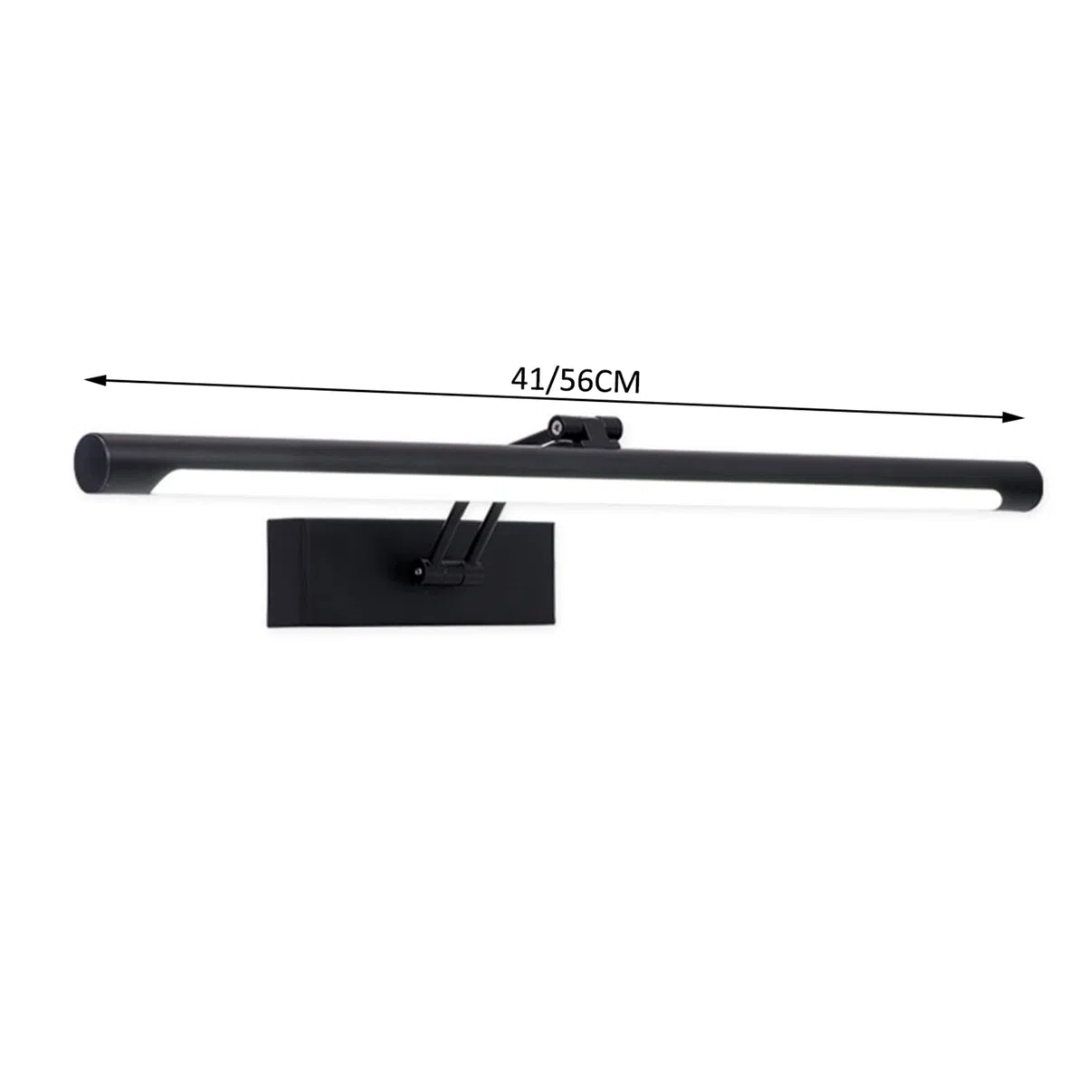 Lámparas De Espejo De Baño Luces Delanteras De Espejo Led, Nórdico Moderno Minimalista Antiniebla Baño Bañera Mural Tocador Lámpara De Gabinete De Maquillaje, Ángulo De Irradiación Ajustable Luz De