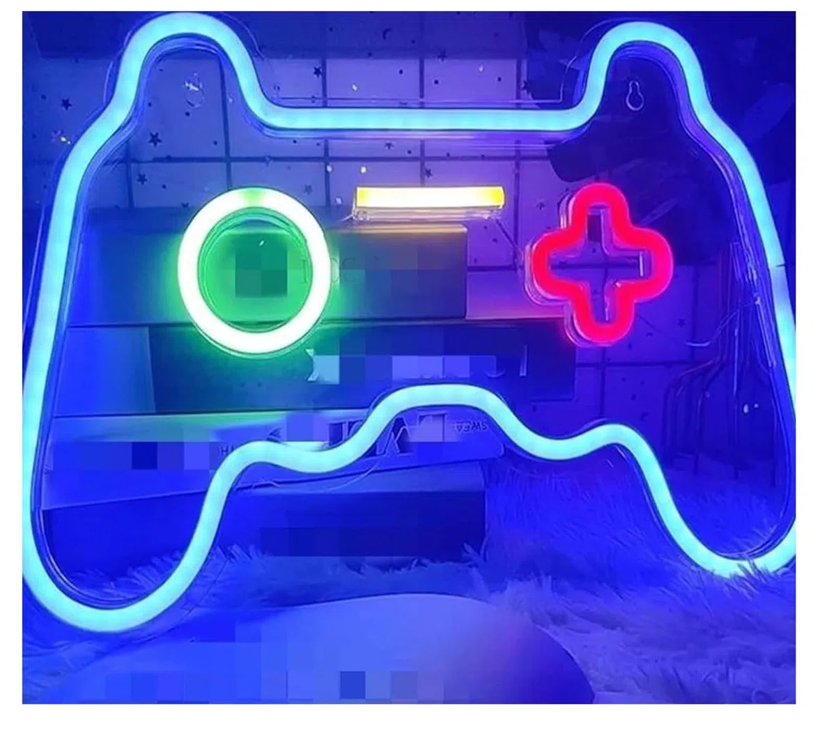 Para letrero de neón para controlador juegos, lámpara acrílico para pared, dormitorio(Neon-1)