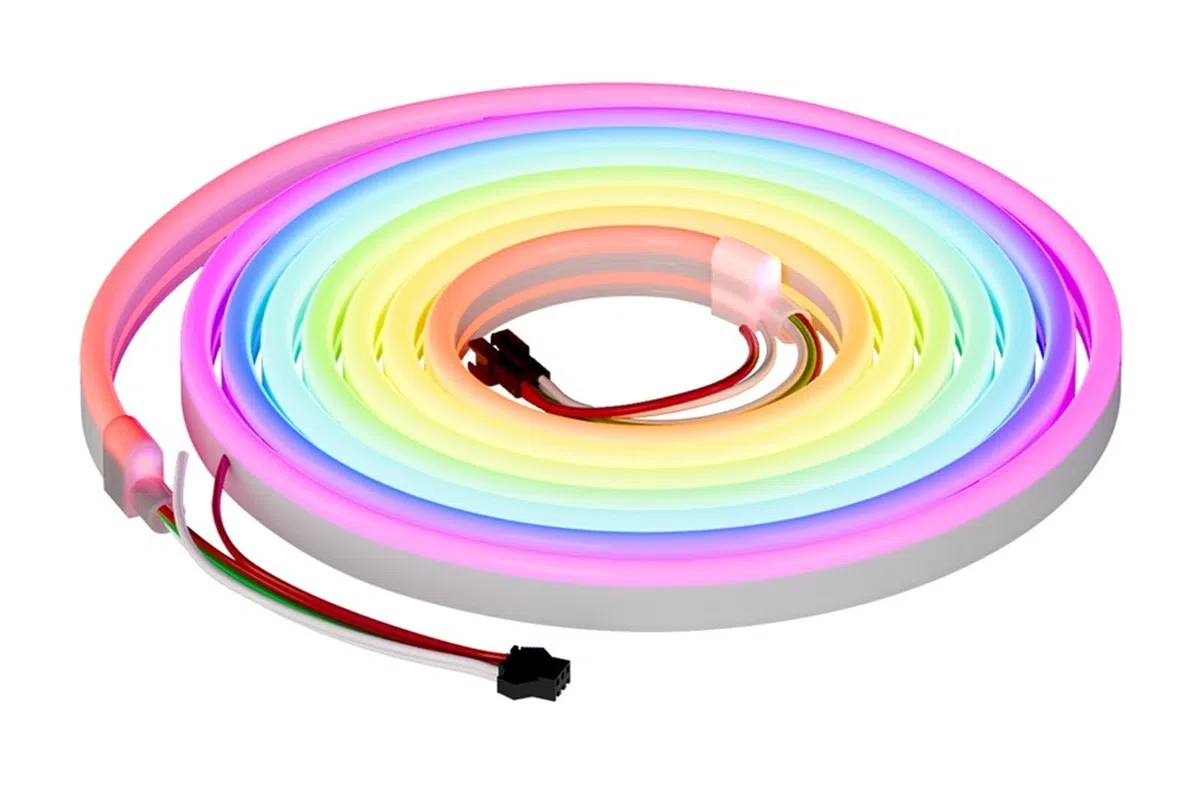 WS2811 Tira de luz de neón Señal de neón direccionable Silicona Externa 1 Control IC 6 LED Cinta Brillante 108 LED/M 24 V IP67 3 m 5 m(5m)